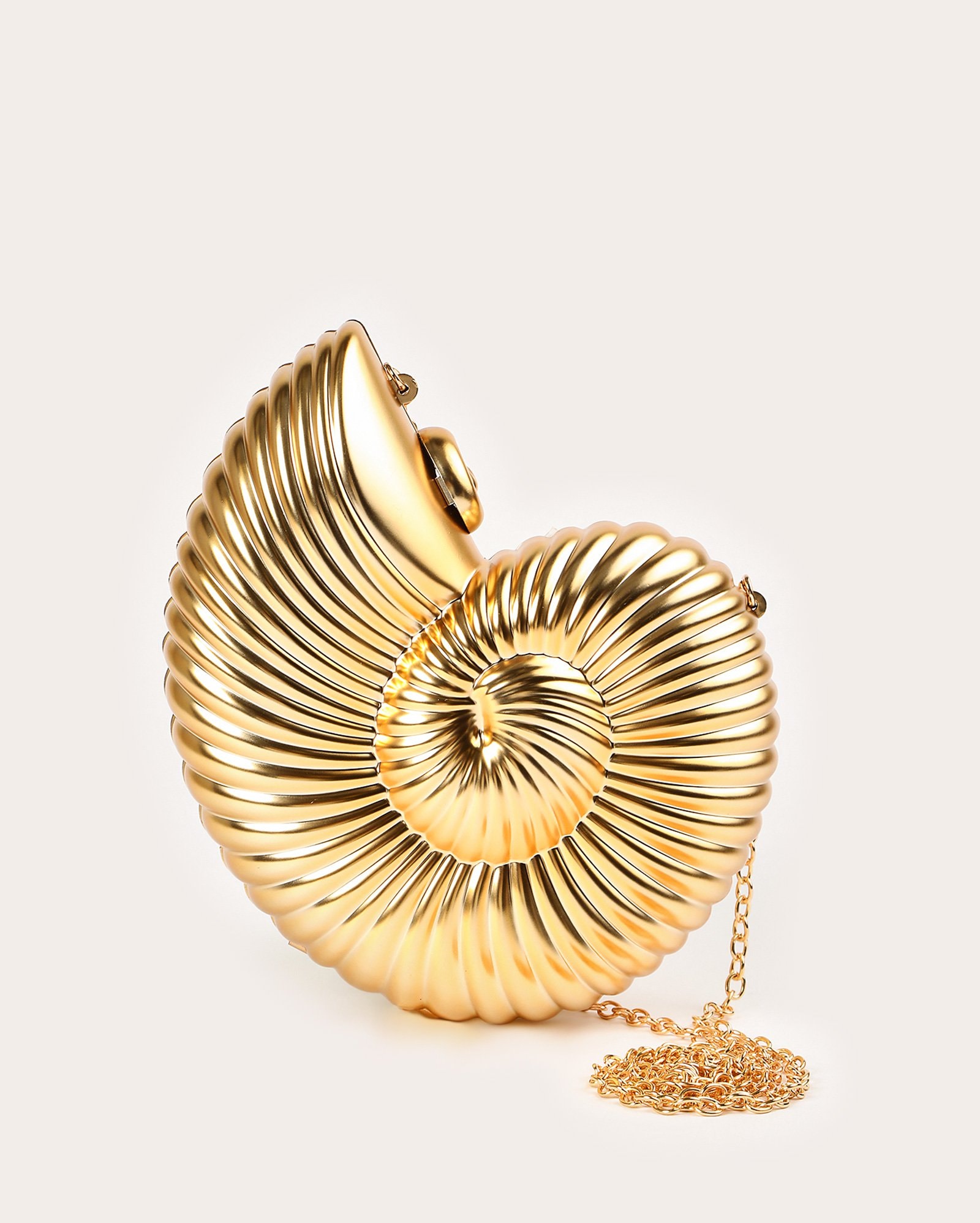 Gilded Shell Minaudière